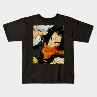 ANDROID 17 MERCH VTG Kids T-Shirt